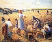 Camille Pissarro Harvest oil